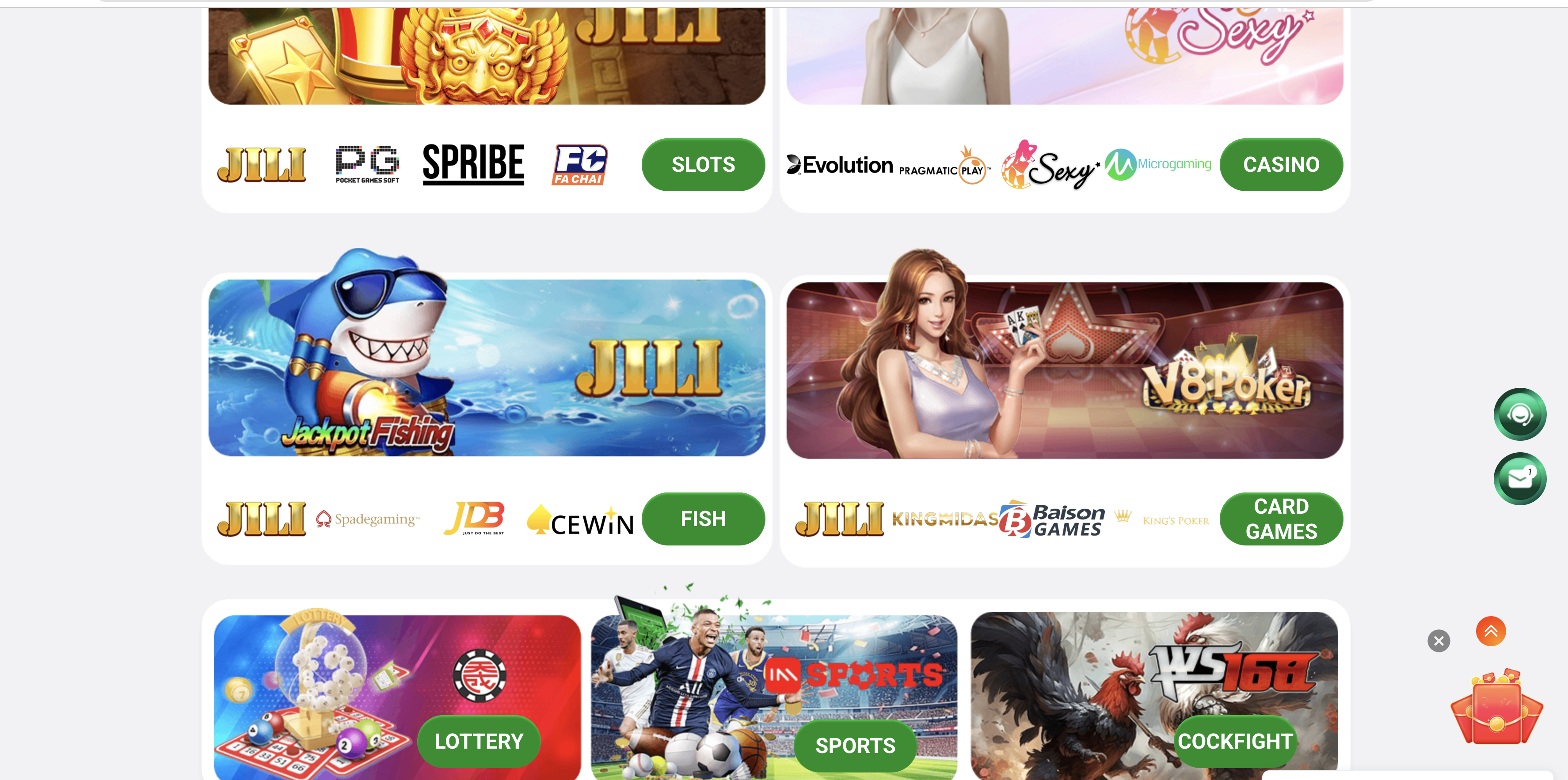XX555 Game mobile slots, fish, card games and lottery categories